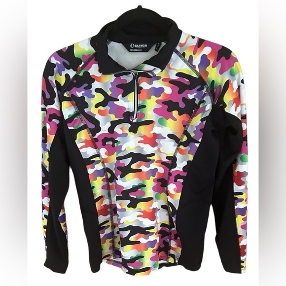 Sunice Tops - Sunice 1/4 Zip Performance Pullover - Colorful Size Medium